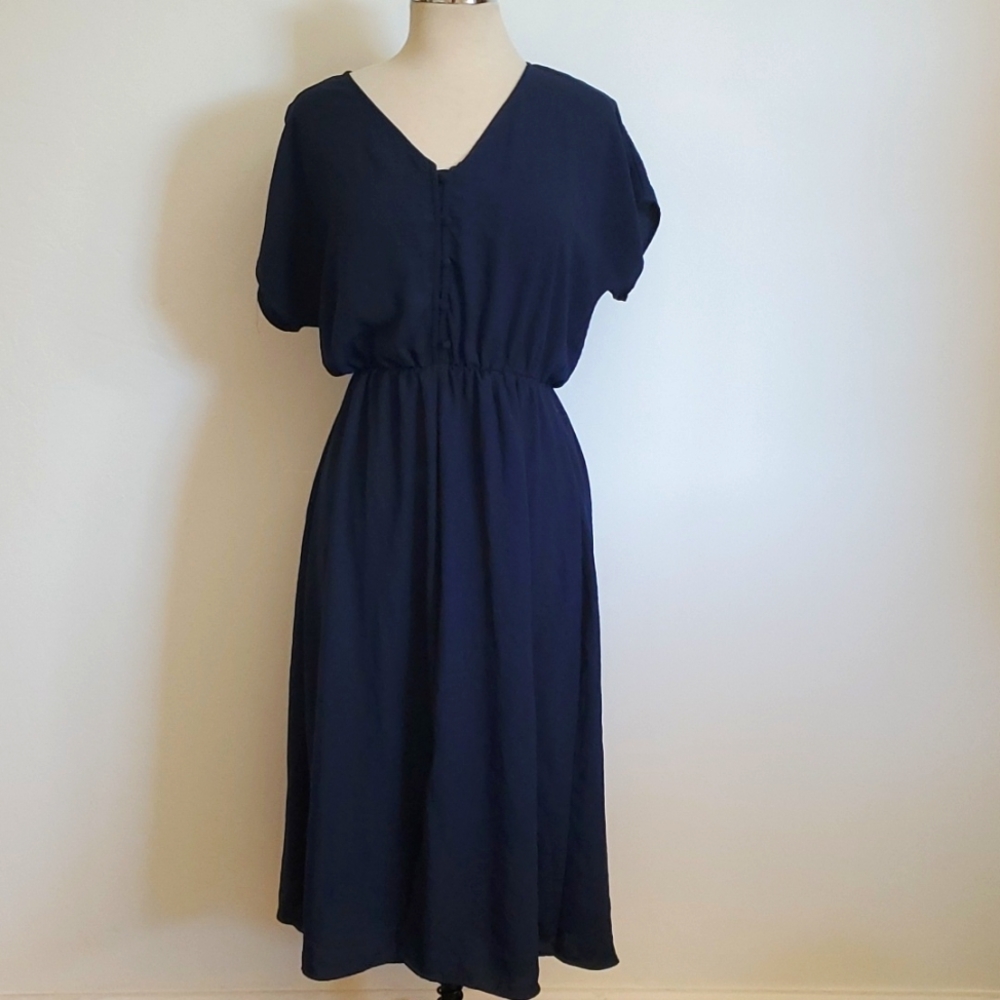 Navy blue Mido kimono dress size S